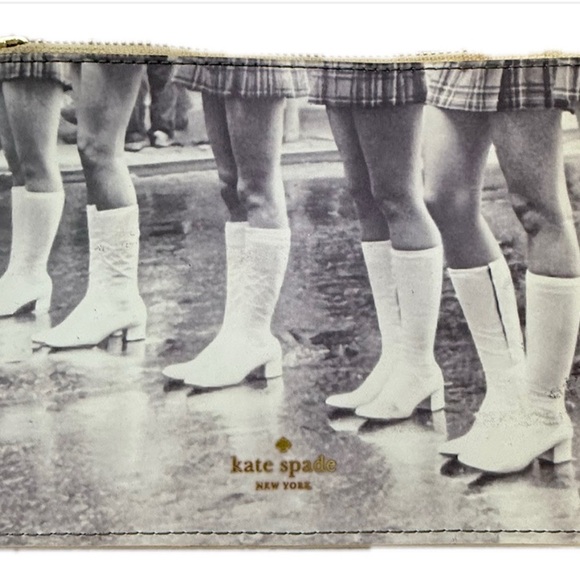 Kate Spade Monochrome Photo Print accessory Bag - Picture 1 of 4